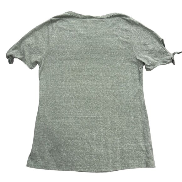 Harley-Davidson Top‎ Womens M Green Studded American Pride Milwaukee Tie Sleeves - Picture 2 of 8